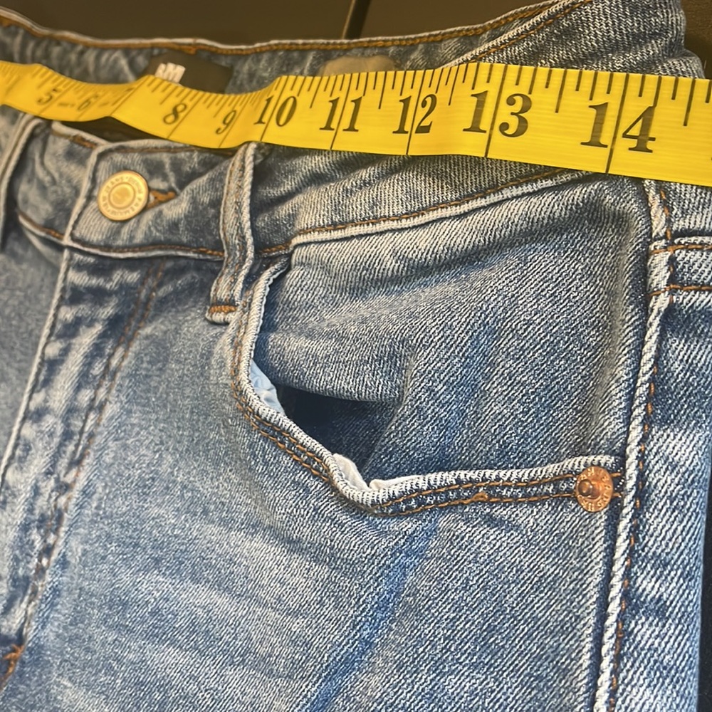 I & M Black Label High Rise Blue Denim Jeans, size 9, Mom Jeans, - Picture 7 of 12